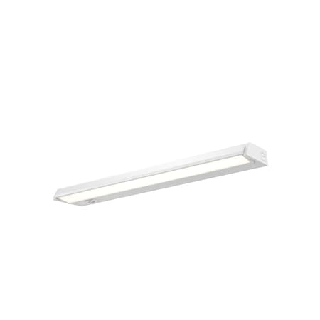 Dals 24 Inch CCT Hardwired Linear Under Cabinet Light 9024CC-WH